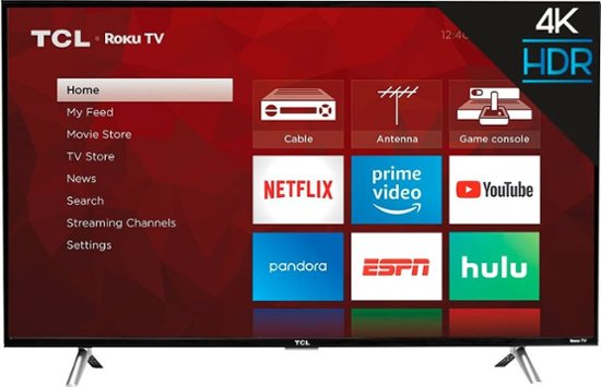 TWO! 43” 5-Series UHD Dolby Vision HDR Roku Smart TV